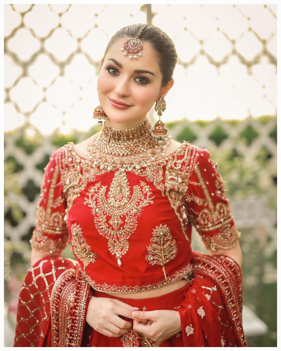 Hania Amir Red-Bridal-Dress