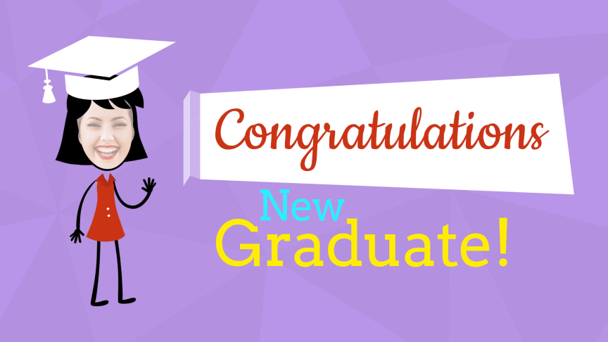 congratulate a new graduate