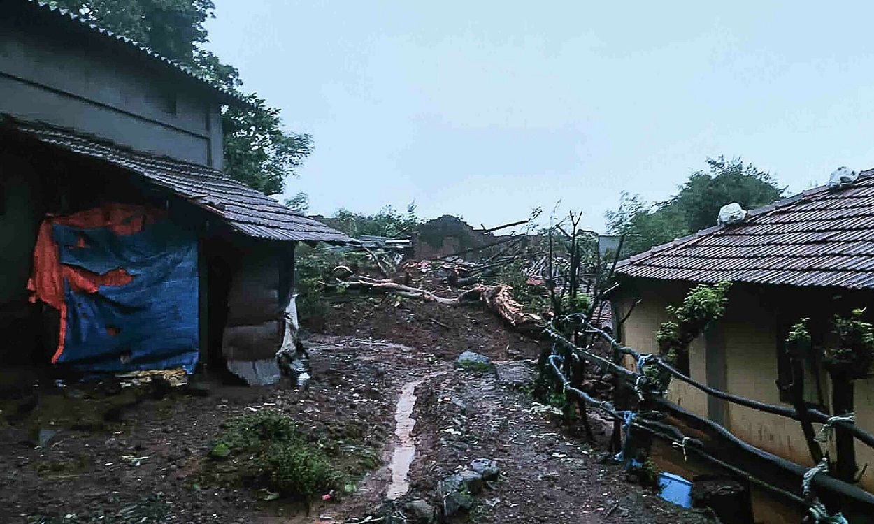 Landslide in India