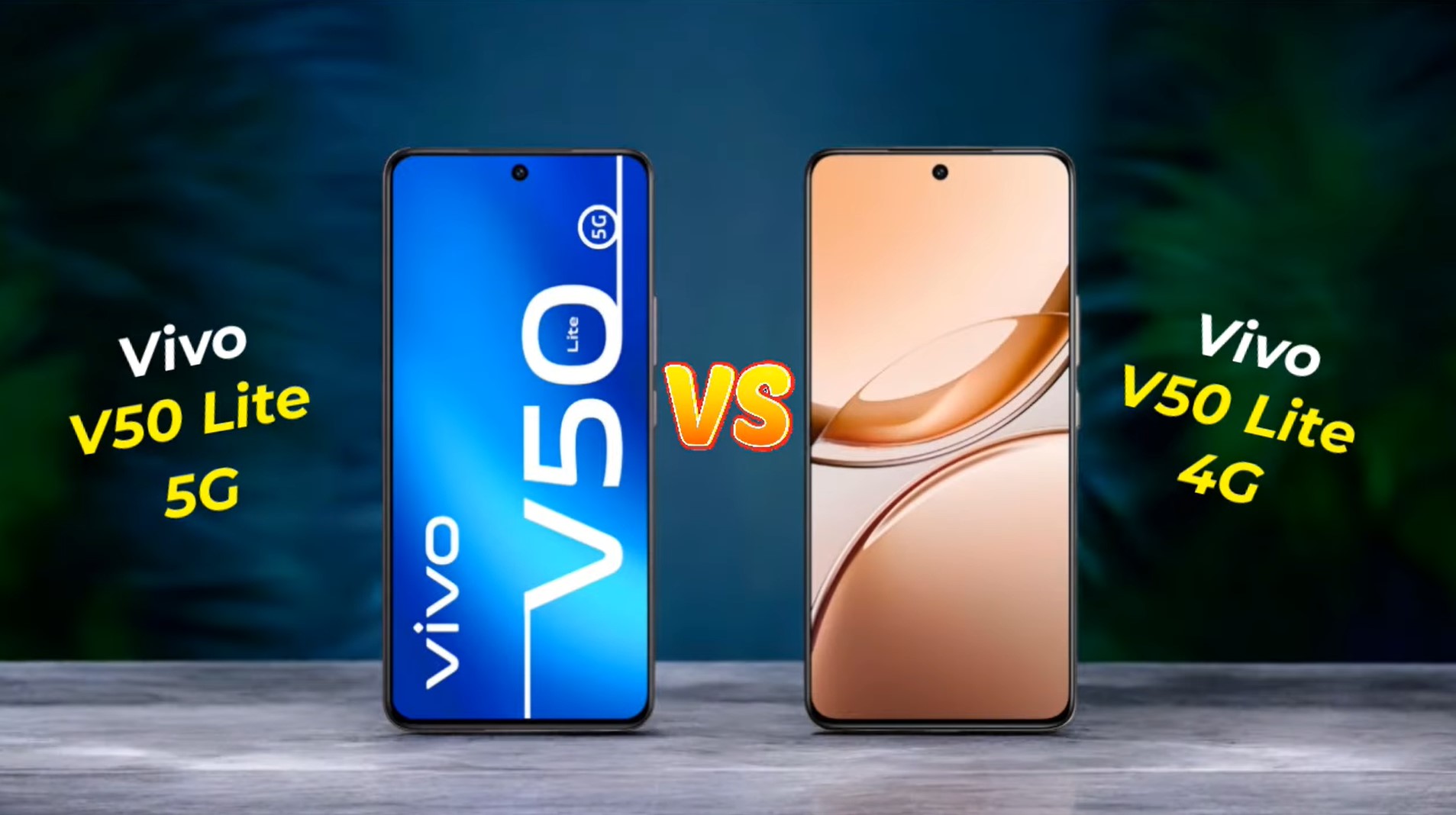 Vivo V50 Lite 4G vs Vivo V50 Lite 5G